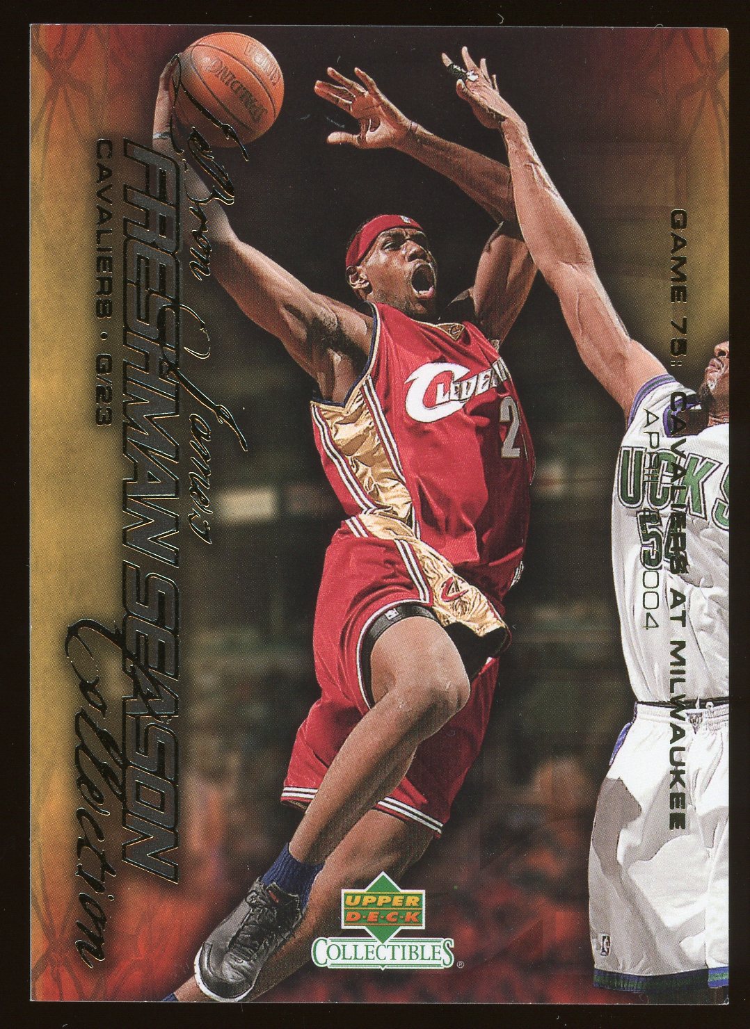 LeBron James 2003 Upper Deck Collectible Freshman Season Collection