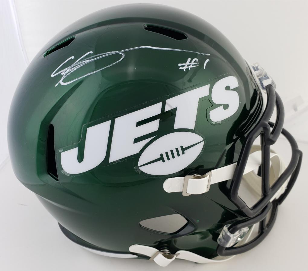 Sauce Gardner Signed Full Size Replica New York Jets Speed Helmet