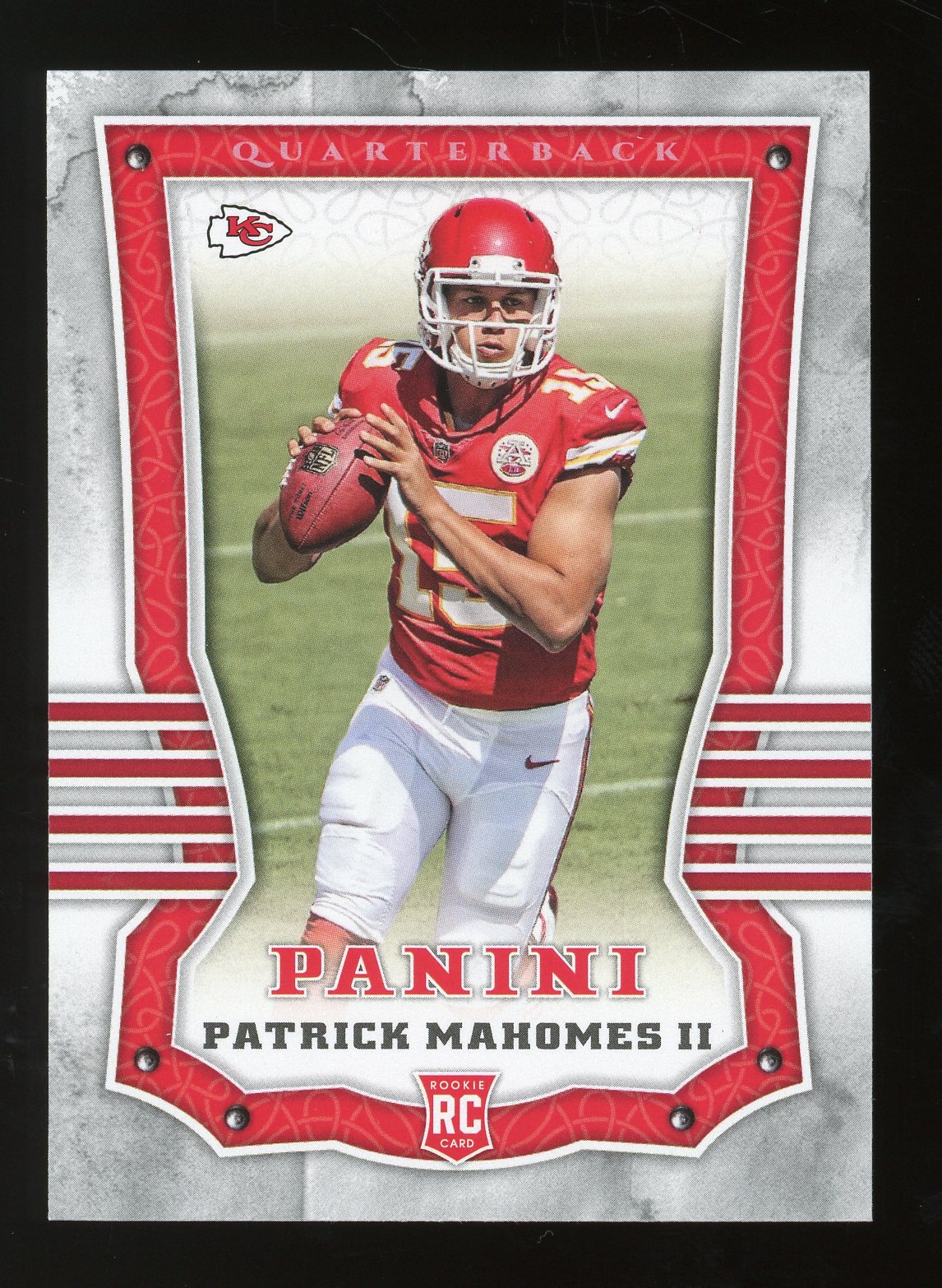 Patrick Mahomes II 2017 Panini Rookie Card 104 Auction Of Champions