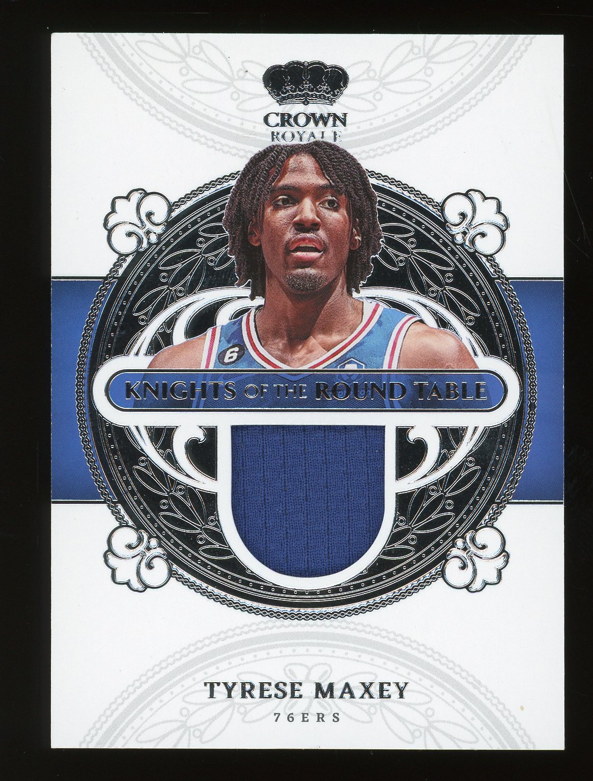 Tyrese Maxey Panini Crown Royale Knights Of The Round Table Game