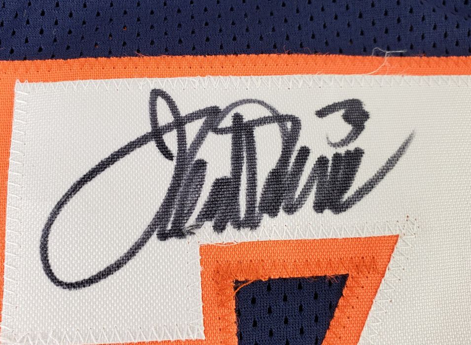 Terrell Davis Autographed Signed Denver White Custom Stitched Pro