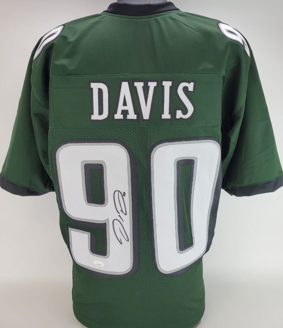 Jordan Davis Signed Custom Philadelphia Eagles Jersey JSA COA