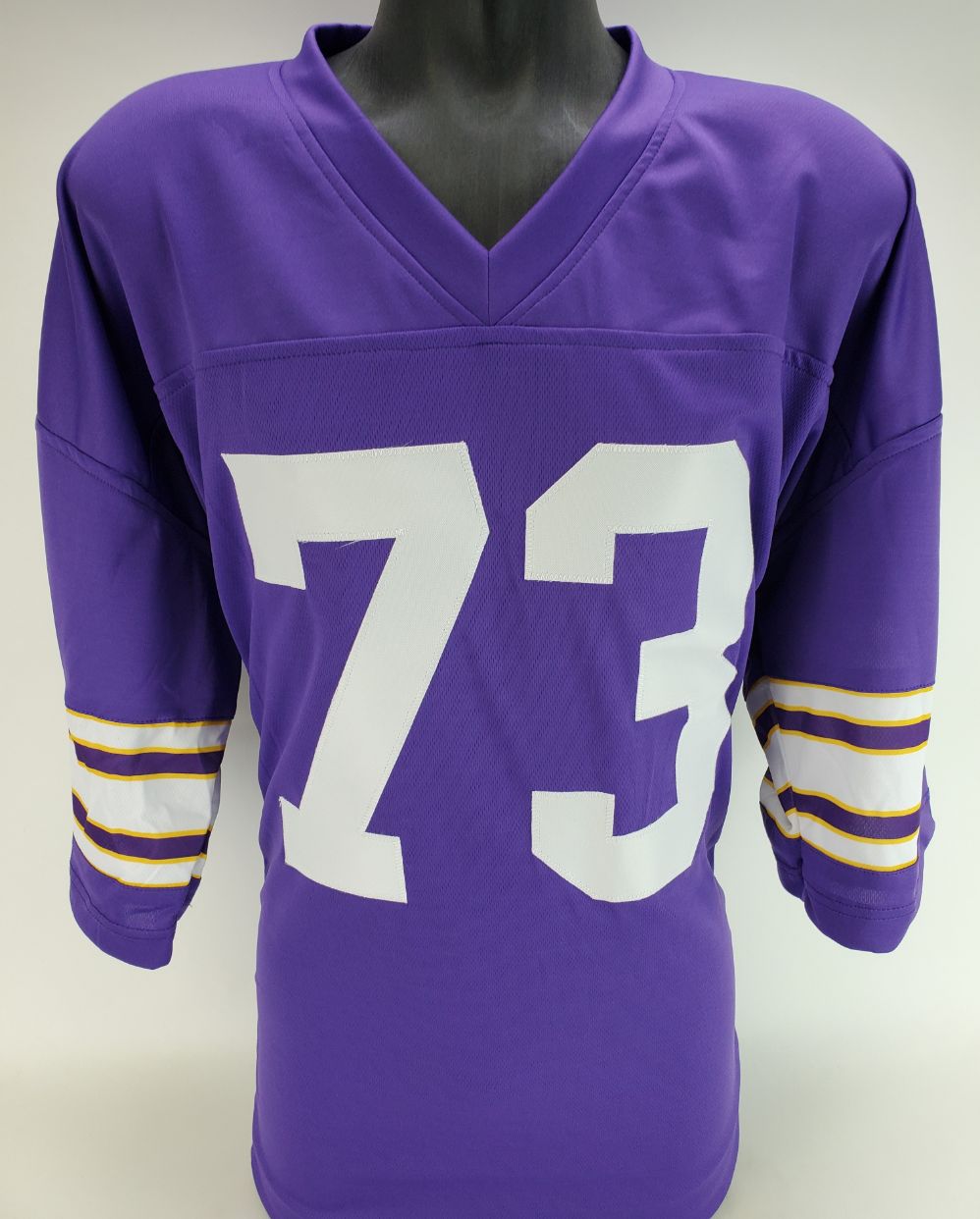 Ron Yary HOF 01 Signed Minnesota Vikings Custom Jersey (JSA COA), Auction of Champions, Sports Memorabilia Auction House