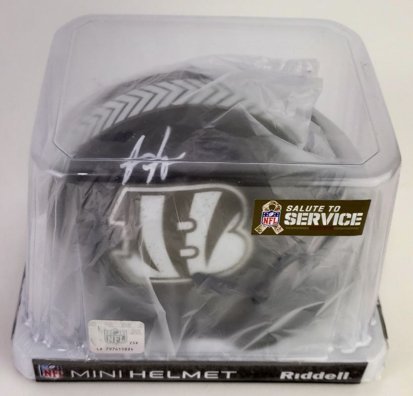 Greg Lloyd Signed Steelers Salute to Service Alternate Speed Mini Helmet  (Beckett)