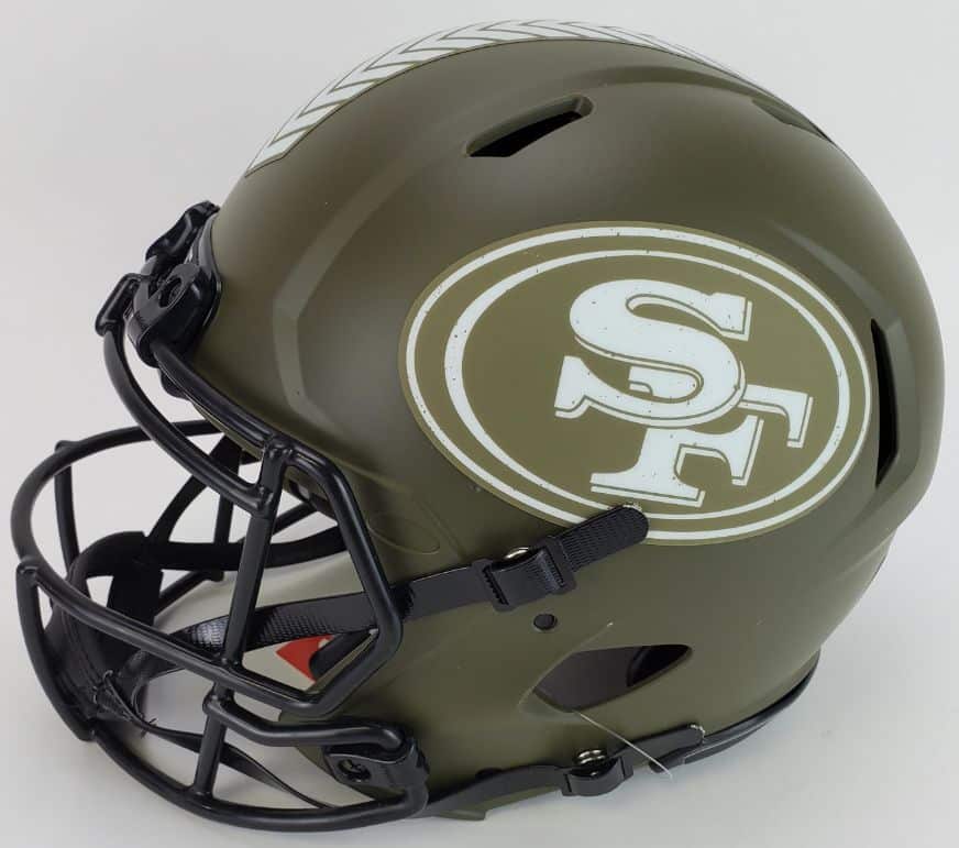 Rice & Montana Signed San Francisco 49ers Speed Authentic Eclipse NFL Helmet  – Radtke Sports