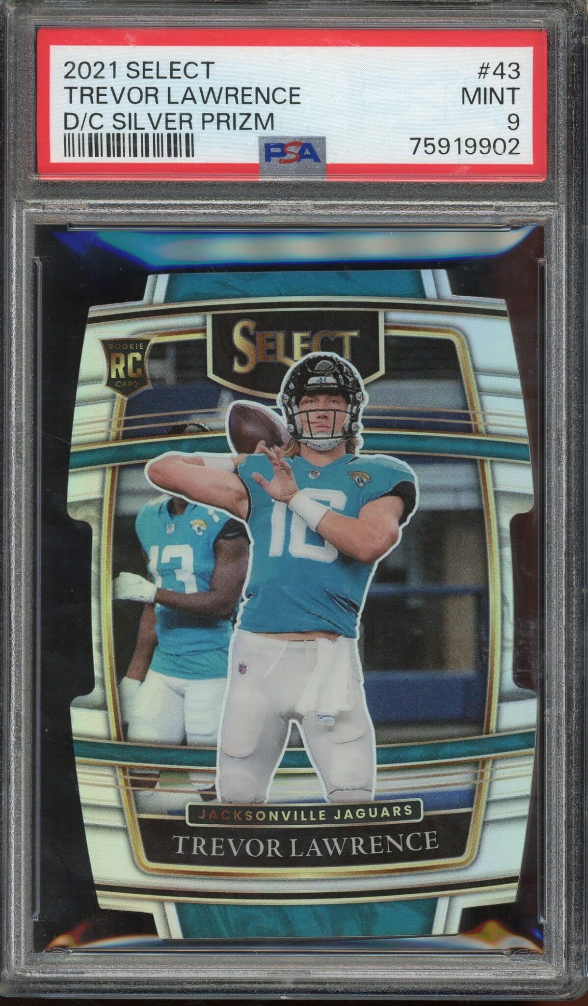 2021 Select Trevor Lawrence RC Certified Rookies PSA 9 Mint 