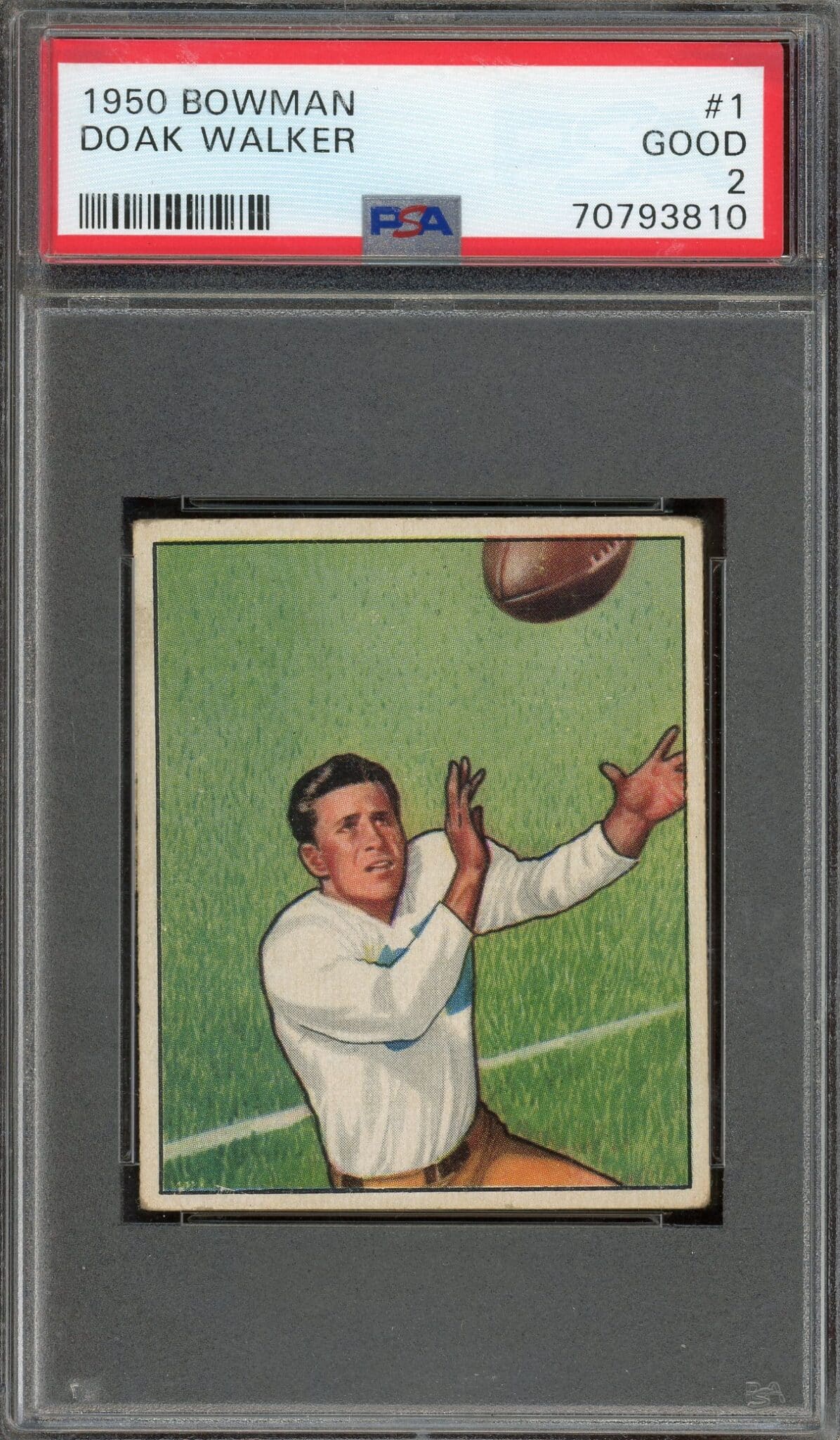 1954 Bowman #41 Doak Walker Detroit Lions Vintage Football Card Nm