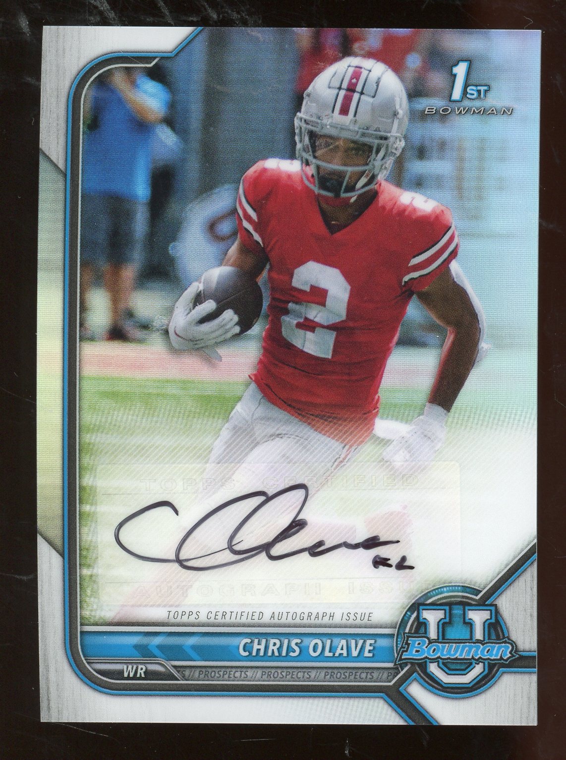 Chris Olave Signed Ohio State Buckeyes Jersey (JSA COA) Senior Wide Receiver