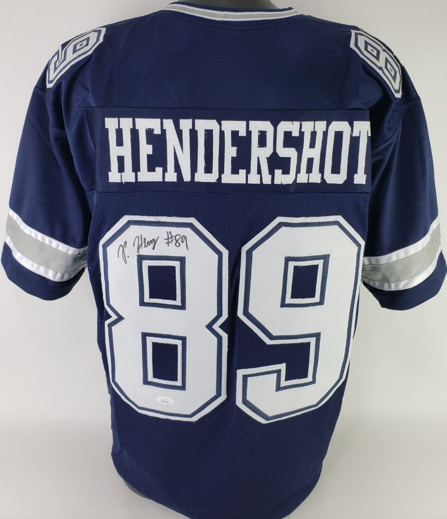 Peyton Hendershot Signed Dallas Cowboys Custom Jersey (JSA Witness COA)