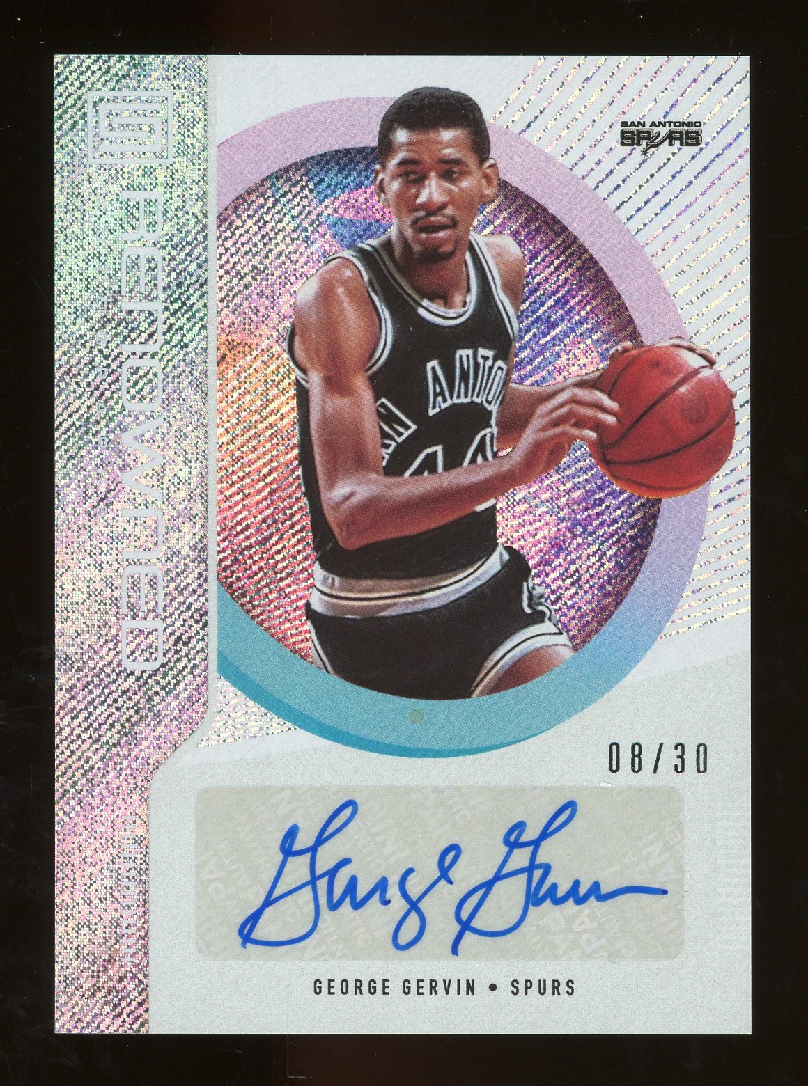 George Gervin 2019 Panini Status Renowned Autograph Basketball Card #RA ...