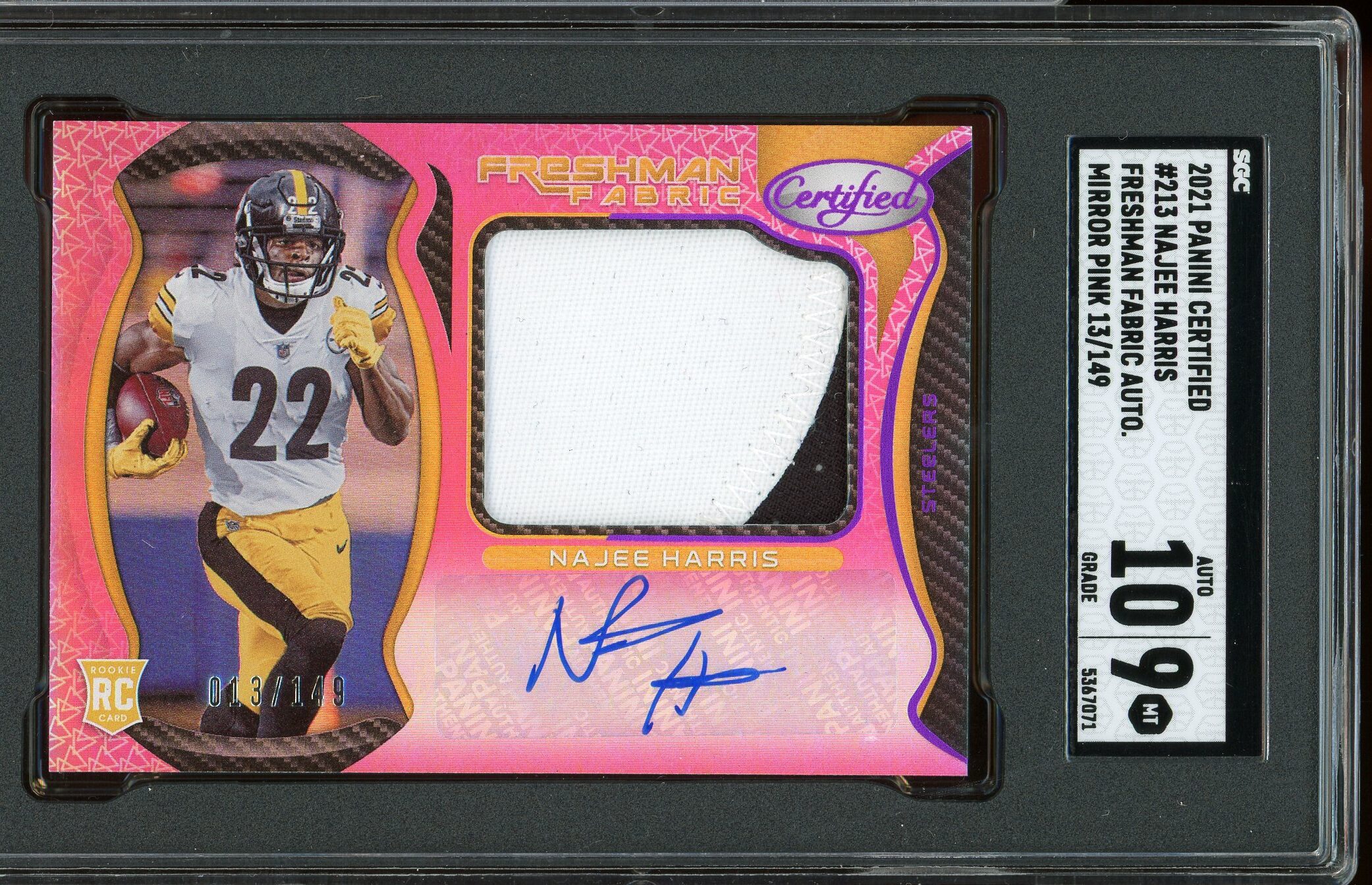 Najee Harris Rookie Patch Auto /149 online