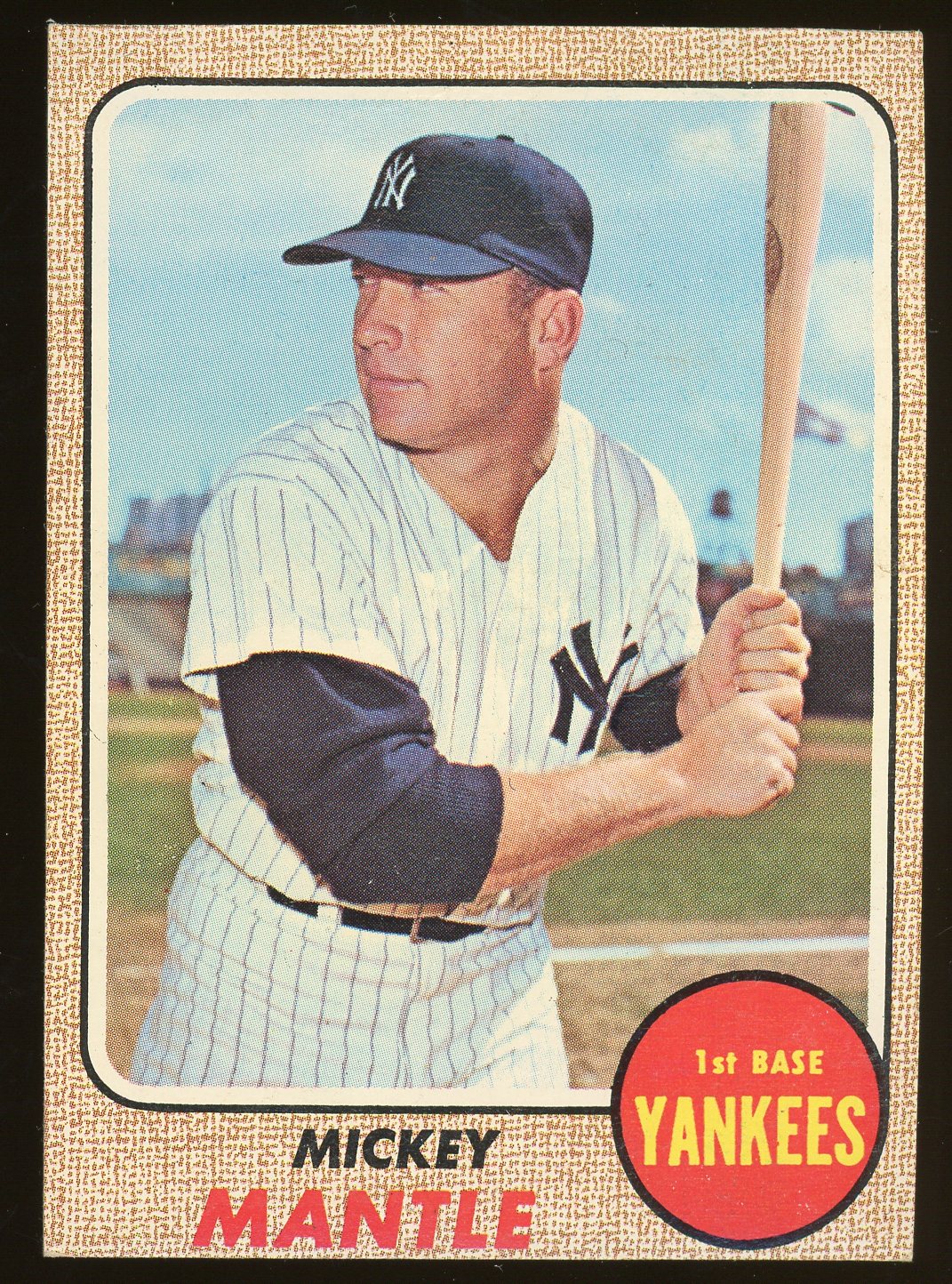 Mickey Mantle 1968 Topps Baseball Card #280 | Auction of Champions