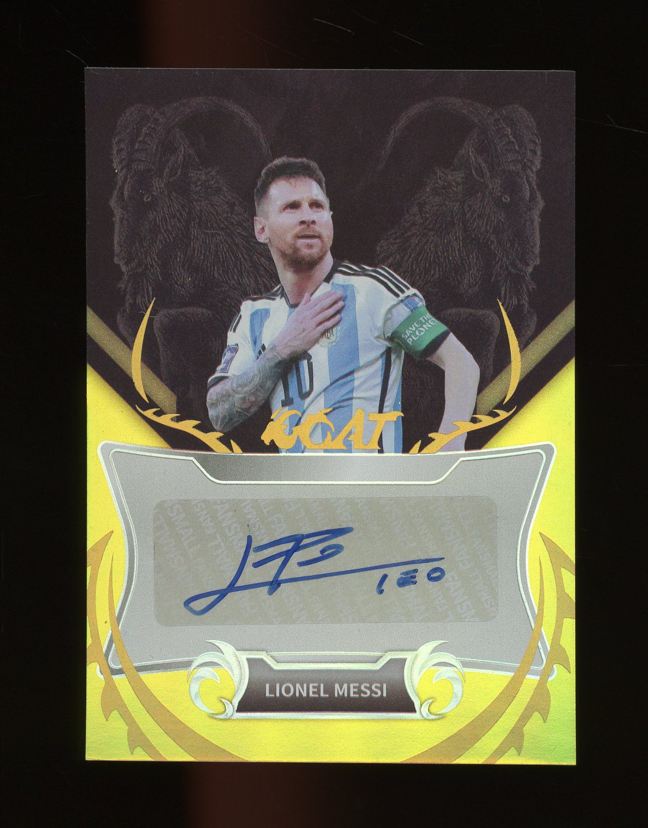 Lionel Messi 2023 FansMall GOAT Team Argentina Chinese Autograph Soccer  Card #A-LEO1 - #7 of 10! | Auction of Champions