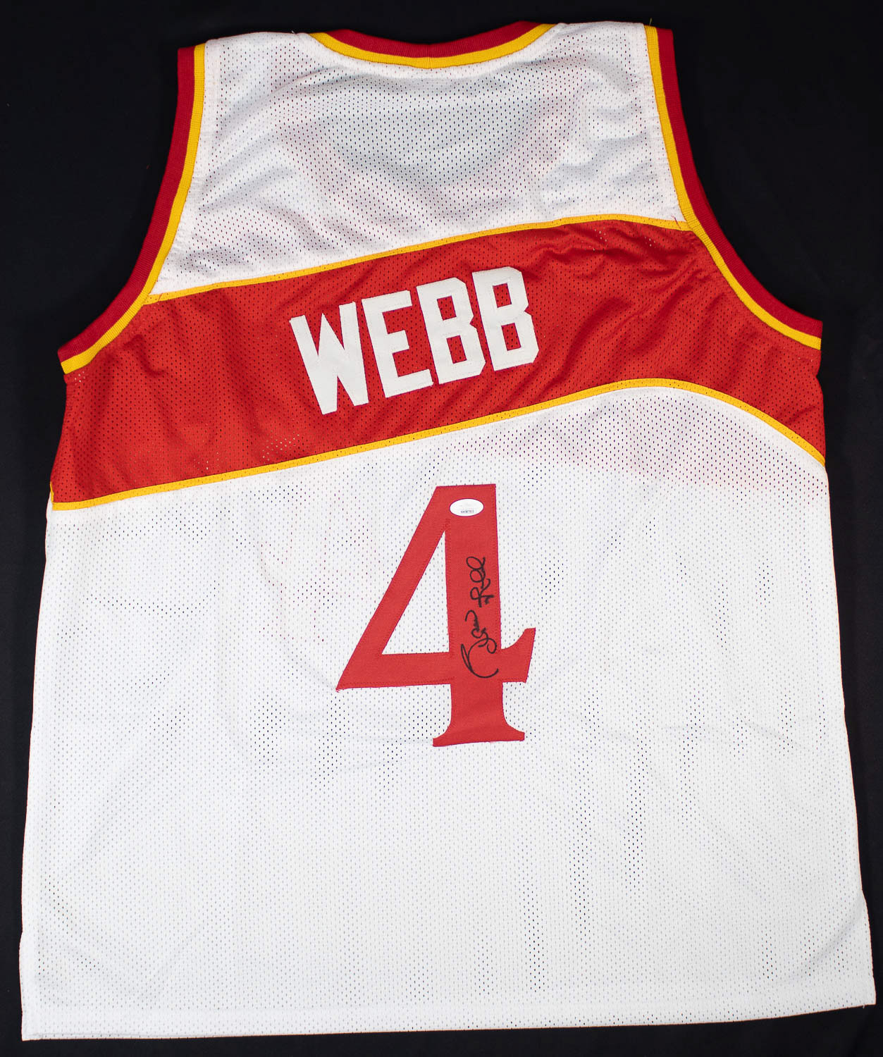 Spud Webb Signed Atlanta Hawks Custom Jersey (JSA Witness COA ...