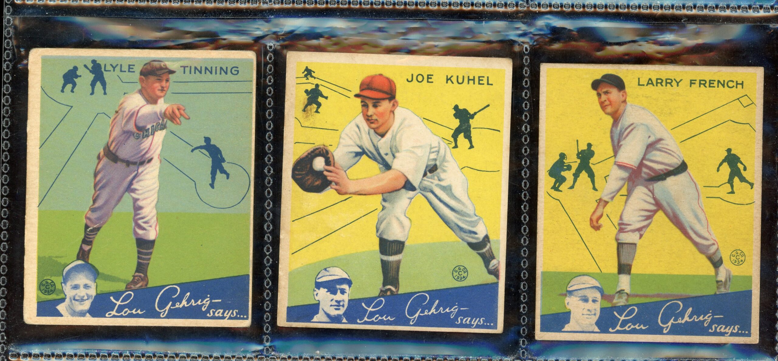 Lot of (3) 1934 Goudey Cards | Auction of Champions