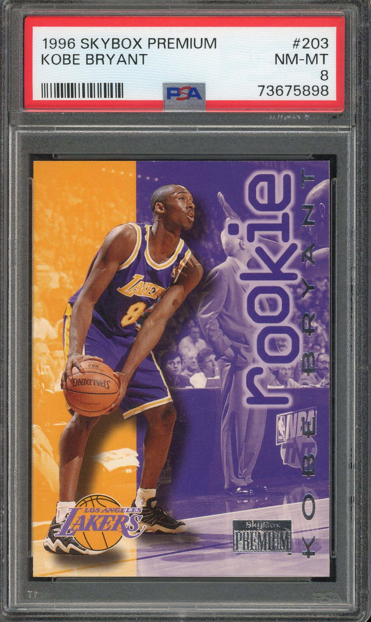 Kobe Bryant store Rookie card skybox #203